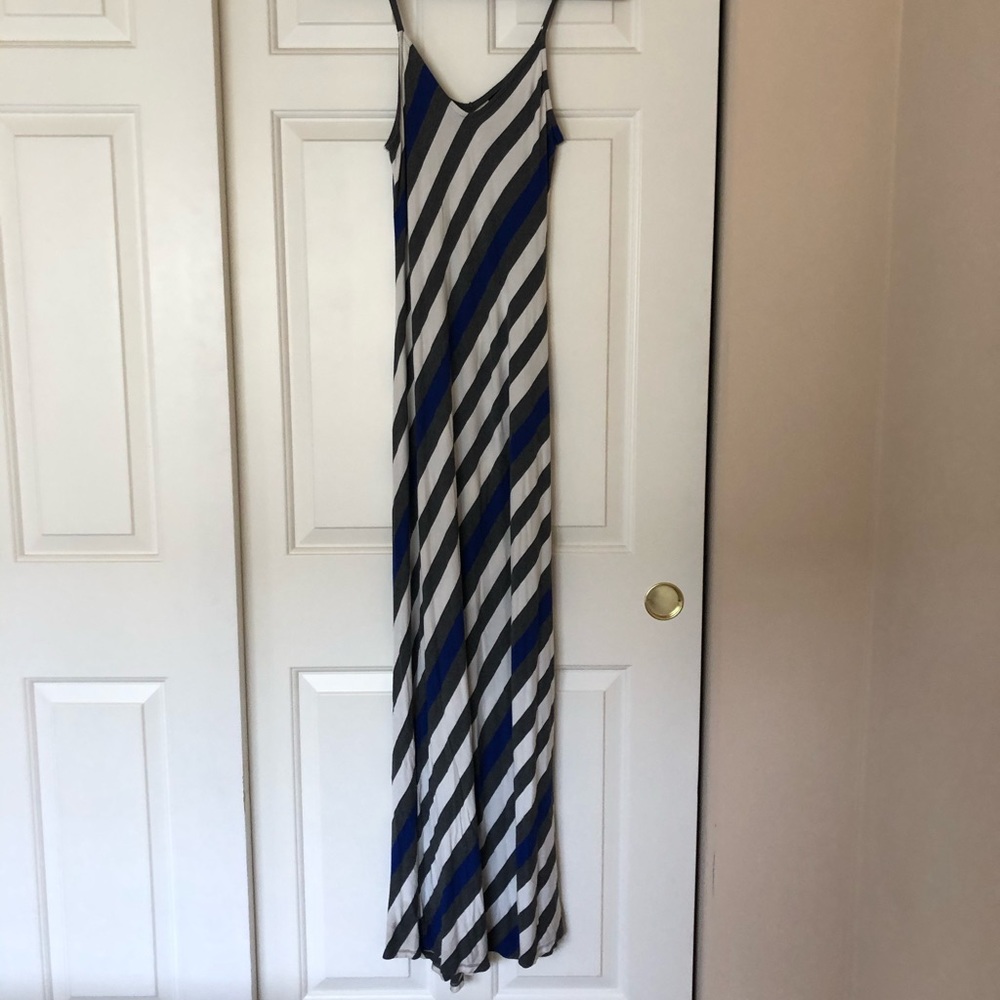Striped maxi dress